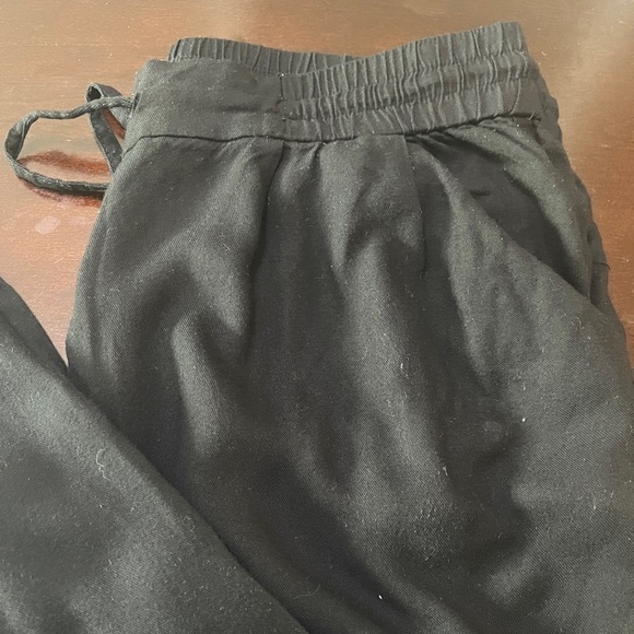 Sunday Best Aritzia Black Elastic Waistband Jogger Size Medium Comfy Flowy Relax - Picture 2 of 6
